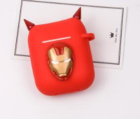 Unique 3D Marvel Avengers Cartoon Silicone Case For Apple Airpods