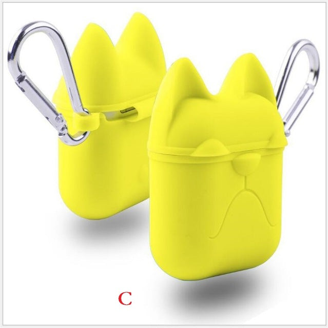 Trendy Cat loook  Earphone Silicone Case For Apple Airpods
