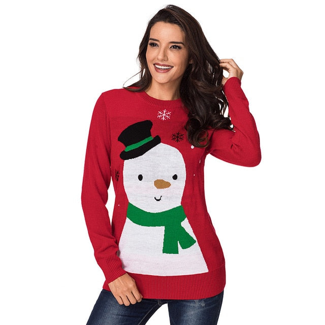 Women Winter Christmas Sweater